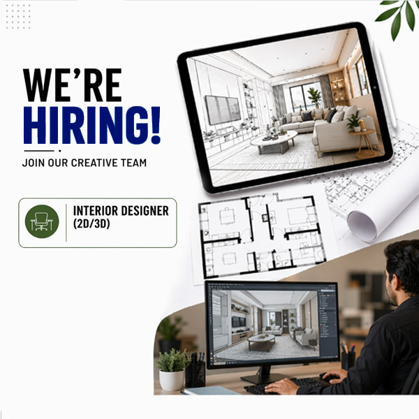Interior Designer – 2D & 3D