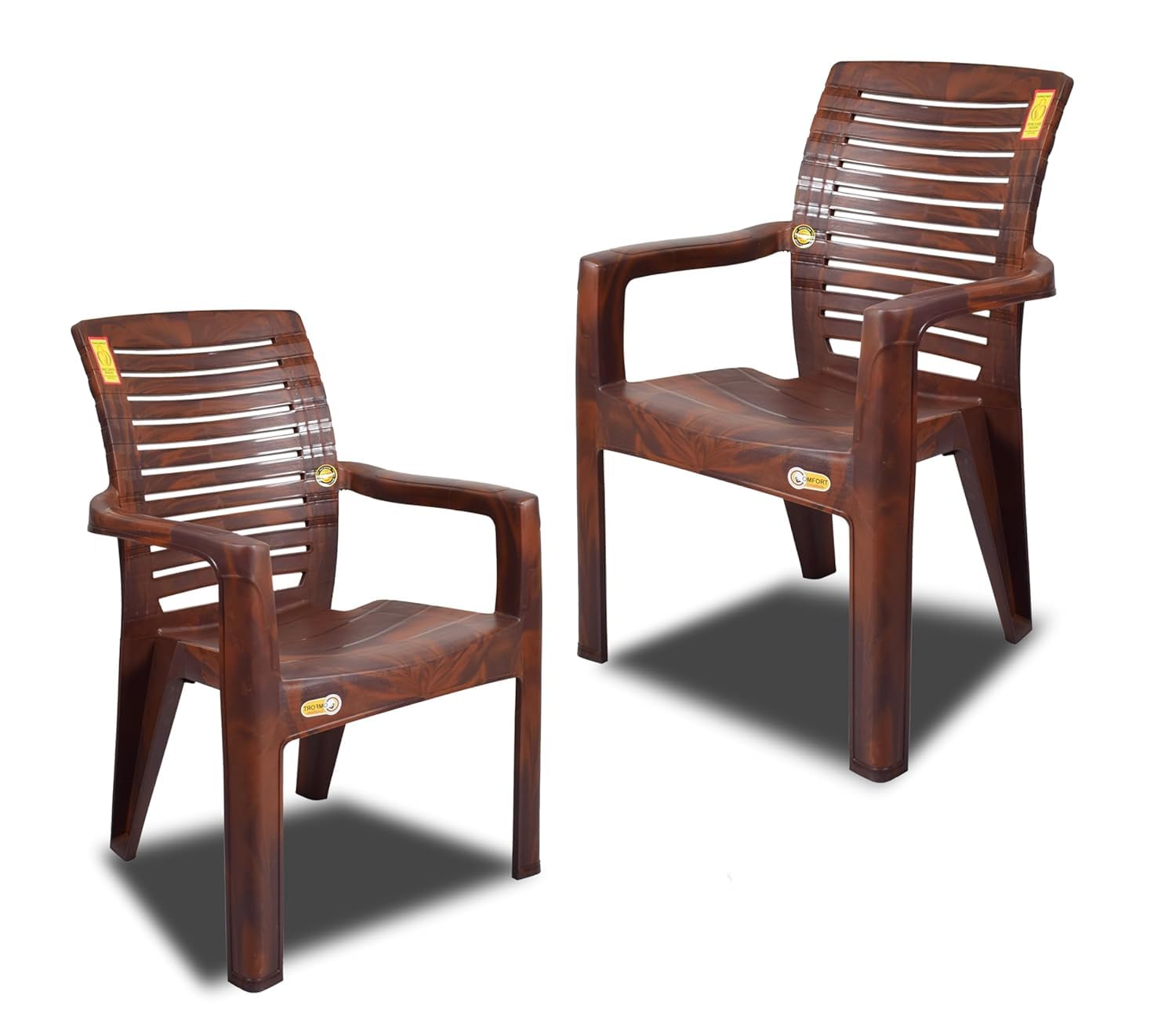 Luxury High Back Plastic Chair – Ergonomic Comfortable Seating with Matte & Gloss Finish, 150kg Capacity – Blue