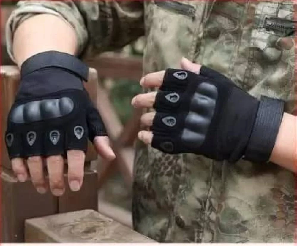Premium Motorcycle Tactical Gloves – Hard Knuckle Protection for Men - Image 2