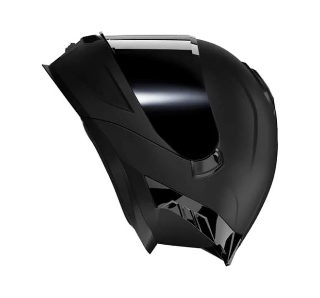 Motorcycle Dual Visor Flip-Up Modular Full Face Helmet JR-815, DOT Approved for Adults (L, Matte Red Evolve) - Image 2