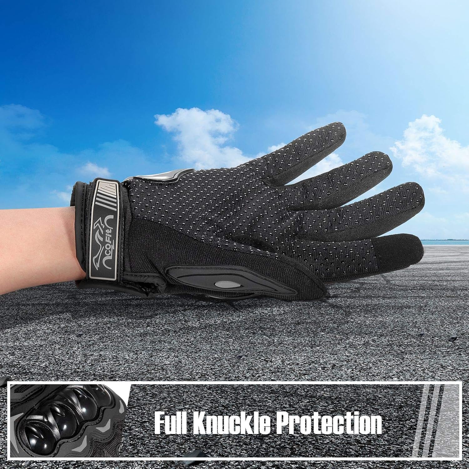 Protective Motorcycle Gloves – Full Finger Touchscreen Design for Men & Women - Image 2
