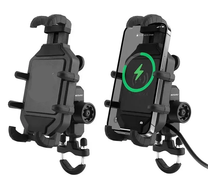 Motorcycle Phone Mount Holder, [150mph Wind Anti-Shake] [7.2inch Big Phone Friendly]