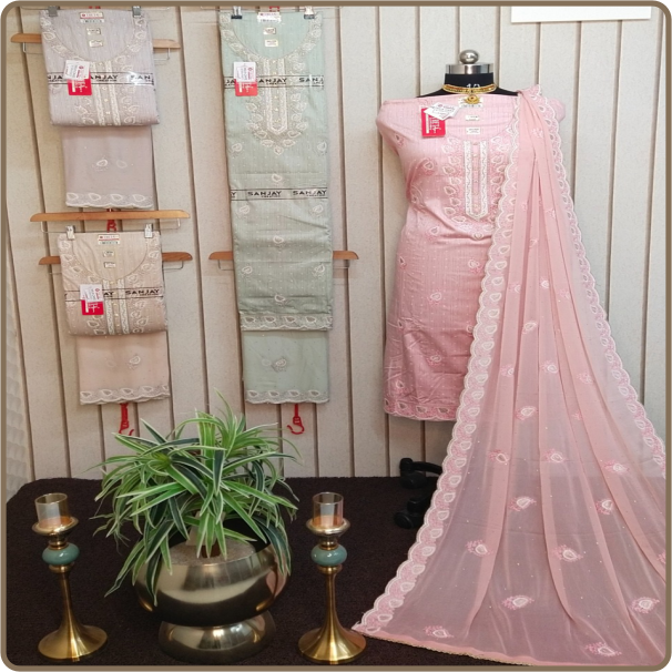 MilkCake-Sitara Fancy-02 Dupatta-Nazmin