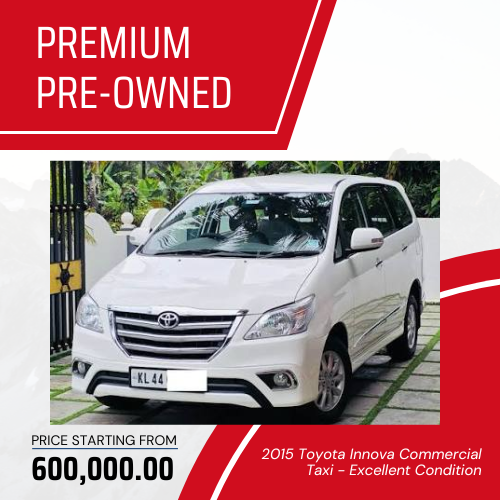 2015 Toyota Innova Commercial Taxi - Excellent Condition