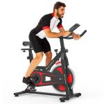 Spin Bike Exercise Cycle for Home Gym Fitness Workout Cardio Training ith 8Kg Flywheel