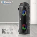 Party Speaker with MIC | 150W Bluetooth Wireless Speaker with Dual 4x2'' Woofers, FM, USB, TF Card, AUX & Wired MIC (Black)