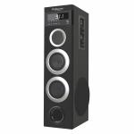 DJ 9595-BK Bluetooth Tower Speakers 150watt RMS with Free Wired Mic/Bluetooth v5.0/1 USB Slot/2 AUX/Built in FM Radio/LED Display with Remote Control (Black)
