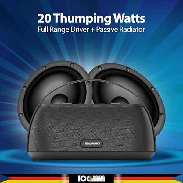 20W Boombox, Unbelievable Loud & Clear Music I Portable with easy to carry handle | A perfect carry around Sound Partner for outdoors