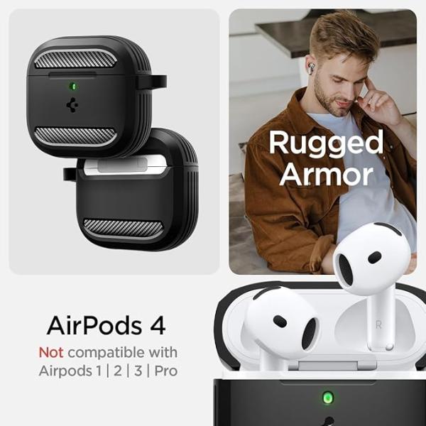 AirPods 4 / AirPods 4 ANC Case, Carabiner Included