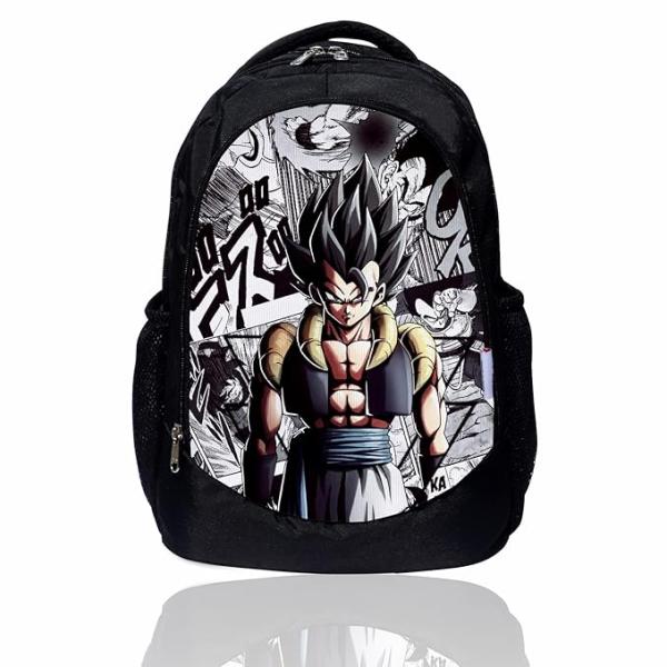 16 inch Anime Design Printed Backpack | Durable Polyester 30 Liter Anime Print Bag | Perfect for School, College, Office, Travel