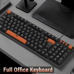 New Gen Full Size Wired Office Keyboard | 98 Keys Compact Layout with 4 Multimedia Keys