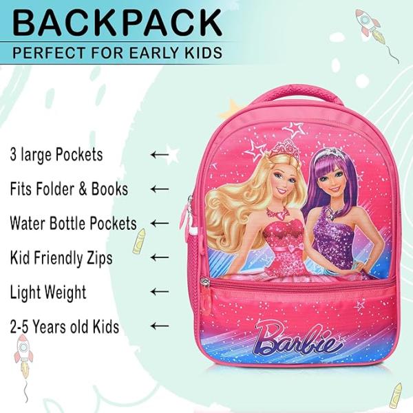 Cartoon Printed School Bag for Boys and Girls | Waterproof Backpack Bag for Travelling Sports