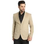 Men's Beige Corduroy Cotton Blazer