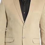 Men's Beige Corduroy Cotton Blazer