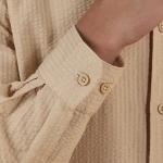 Men's Full Sleeve Casual Shirt - Regular Fit | Shirts for Men | Solid Color | Textured Shirt