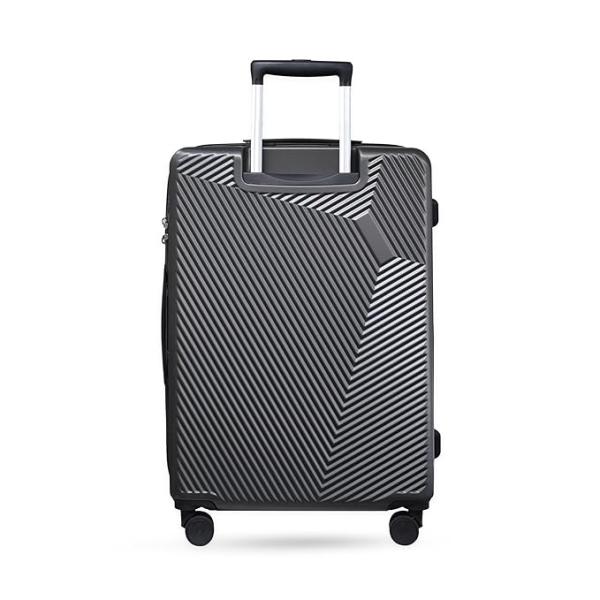 Hard Trolley Luggage (79cm), 100% Polycarbonate Cabin Check-in Suitcase, Lightweight Suitcase with 360° Wheels, Travel Trolley Bags, Cabin Luggage (143L)-Grey