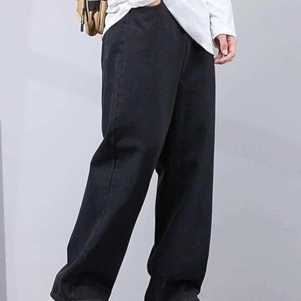 Loose Fit Jeans for Men – Oversized Mid Rise Baggy Denim Pants