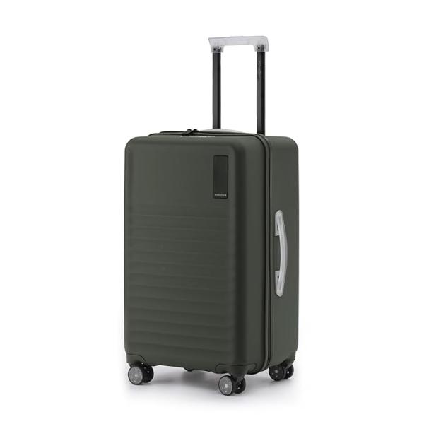The Aisle Trunk Luggage | 65 Cms Polycarbonate Shell, YKK Zippers, TSA-Approved Lock & Silent Ninja Wheels Travel Suitcase (Check-in Medium, Homegrown)