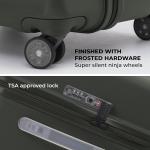 The Aisle Trunk Luggage | 65 Cms Polycarbonate Shell, YKK Zippers, TSA-Approved Lock & Silent Ninja Wheels Travel Suitcase (Check-in Medium, Homegrown)