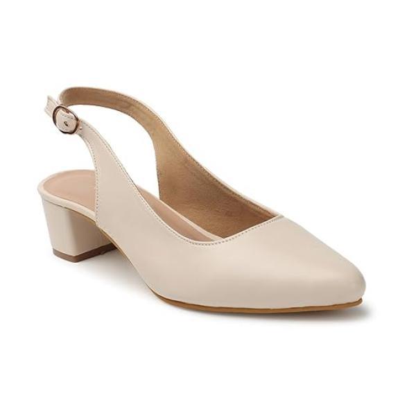 Women’s Block Heel Pump with Slingback