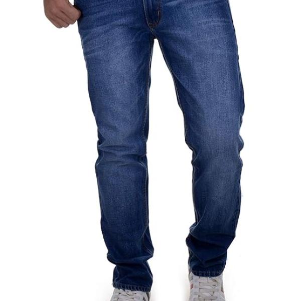 Men's Blue Relaxed Fit Jeans