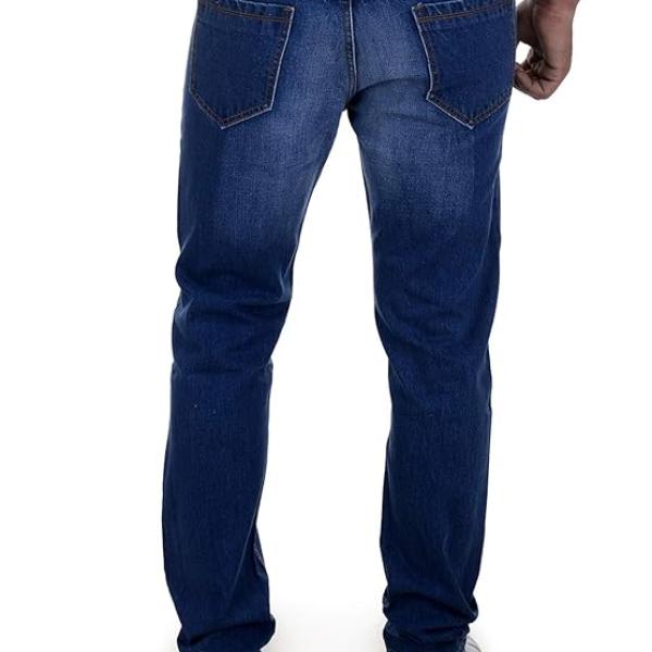 Men's Blue Relaxed Fit Jeans