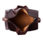 Leather Gym Duffel Bag | Shoulder Gym Bag | Sports and Travel Bag | Fitness Bag | Gym, Basketball, Football, Multipurpose with Side Compartments for Men, Women, Boys & Girls 23 cm (Brown)