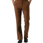 Men's Cotton Mid Waist Bootcut Bell Bottom Solid Formal Trouser