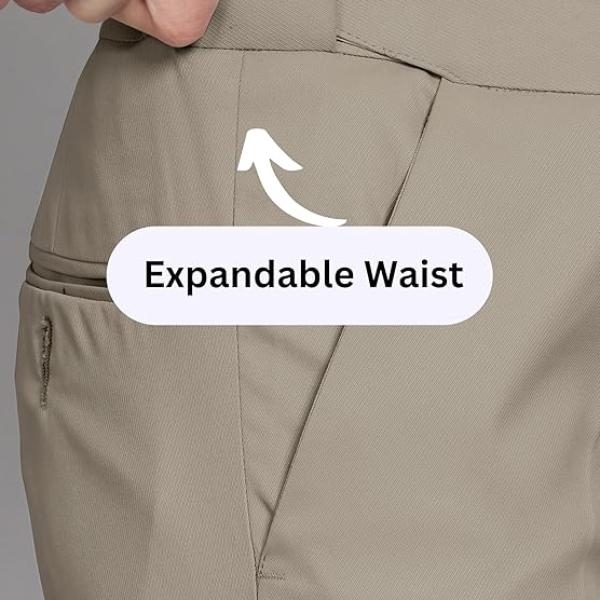 Formal Pant with Expandable Waist for Men