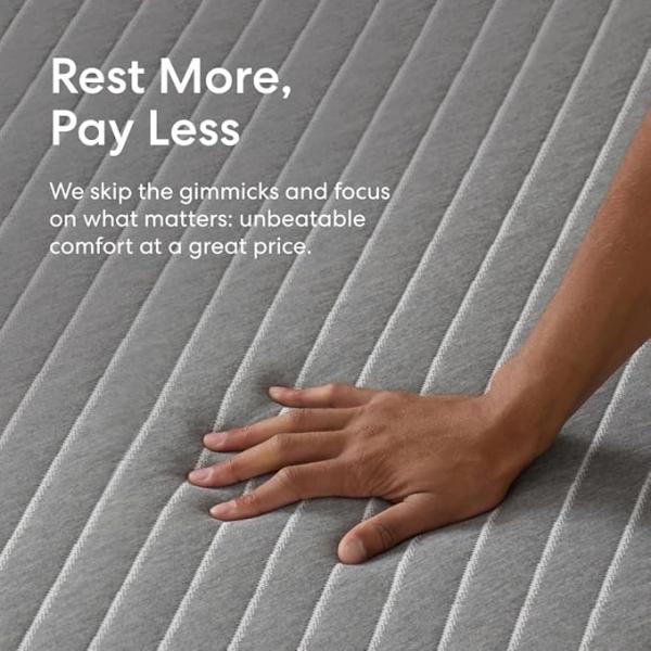 Mattress | Dual Sided Comfort with HR & Soft Foam Mattress | 10 Year Warranty | Grey Color (72x35x4 Inches, Single)