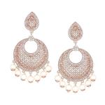 Designer Rosegold Fancy Earings Collection for Women & Girls