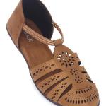 Women's Laser-Cut Design Daily-Wear Casuals Ankle-Strap Flat Sandals