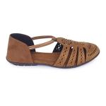 Women's Laser-Cut Design Daily-Wear Casuals Ankle-Strap Flat Sandals