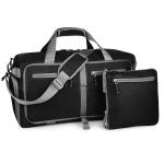 Light Foldable Duffel Bag for Travel, Packing and Storage - Men and Women - (60L, Black)