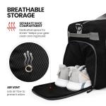 Light Foldable Duffel Bag for Travel, Packing and Storage - Men and Women - (60L, Black)