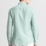 Men's Cotton Casual Printed Striped Stylish Latest Shirt for Men