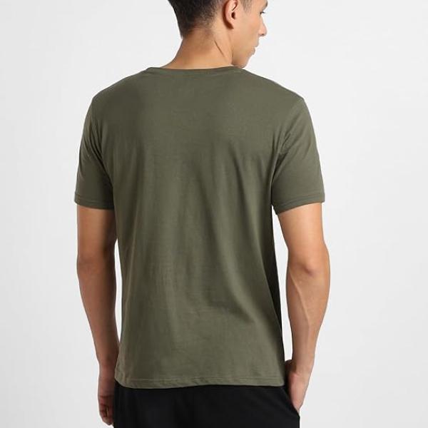 Men's Cotton Regular Fit Typography T-Shirt
