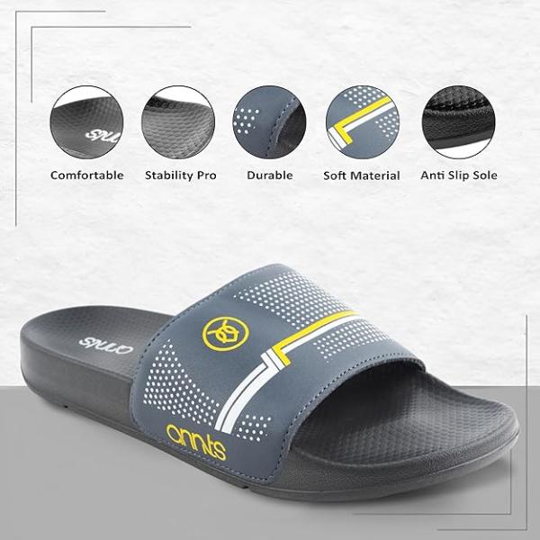 Men's Sliders | Stylish| Classic Design|Comfortable| | Breathable | Slip Resistant