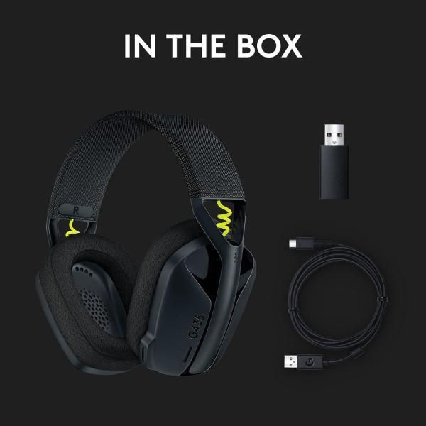 Logitech G435 Lightweight Gaming Bluetooth Wireless Over Ear Headphones