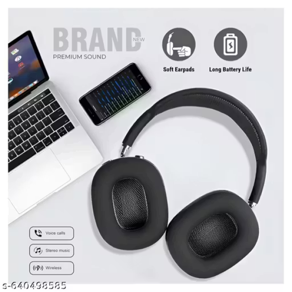 Wireless over-ear headphones