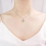 Simple Chain With Heart Shaped Attractive Multi Wearing Magnetic 2 in 1 Pendant