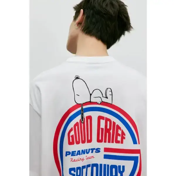 H&M-Loose Fit Printed T-shirt