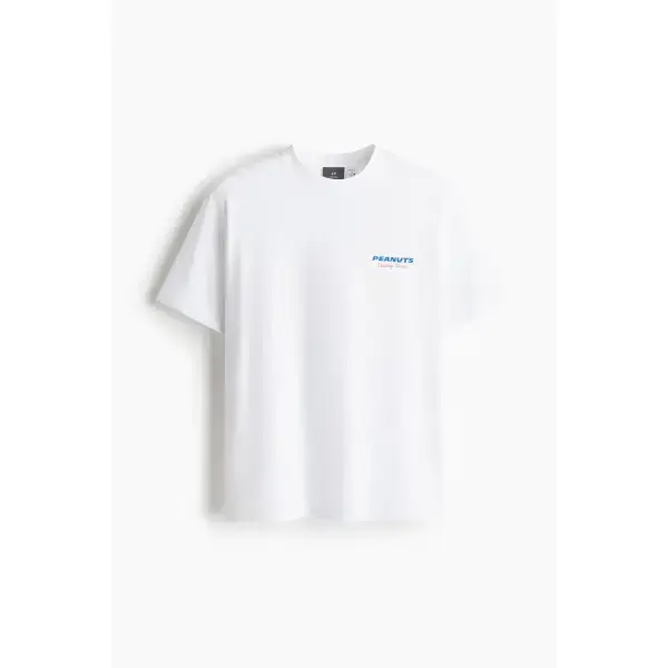 H&M-Loose Fit Printed T-shirt