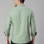 Mens | Full Sleeve | Solid | Slim Fit | 100% Cotton | Button Down Collar | Shirts