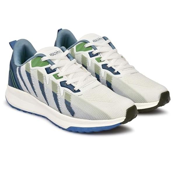 Sports Shoes with Crystal Cushion Technology Lightweight Shoes Training Cricket,Gym,Comfortable Extra Max Cusion with Memory Foam Insole Running Shoes for Men