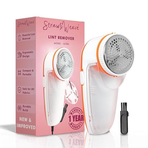 Lint Roller for Clothes | RUA Remover Machine | Electric Lint Remover | 1 Year Warranty (New & Improved)