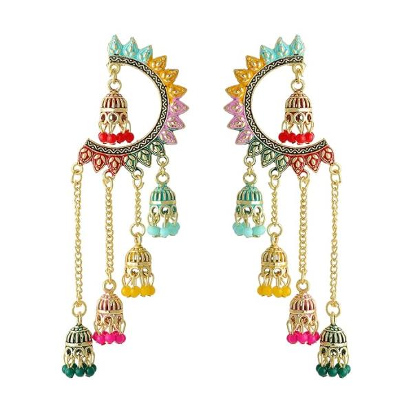 Indian Bridal Chandbali Earrings for Women