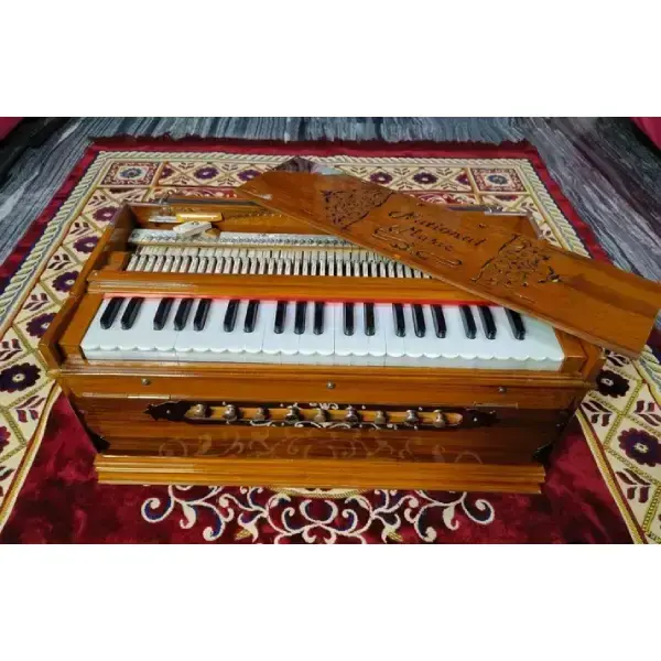 NationalMusic-Vintage Themed 3.75 Octave 3 Line Standard Harmonium