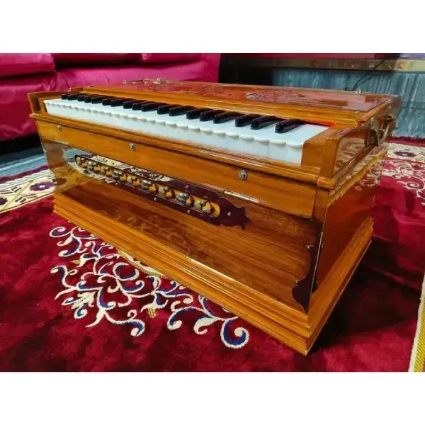 NationalMusic-Vintage Themed 3.75 Octave 3 Line Standard Harmonium