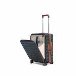 Polycarbonate (PC) 8 Spinner Wheel Odyssey Pro 20-Inch Lightweight Hard Shell Luggage Trolley Bag